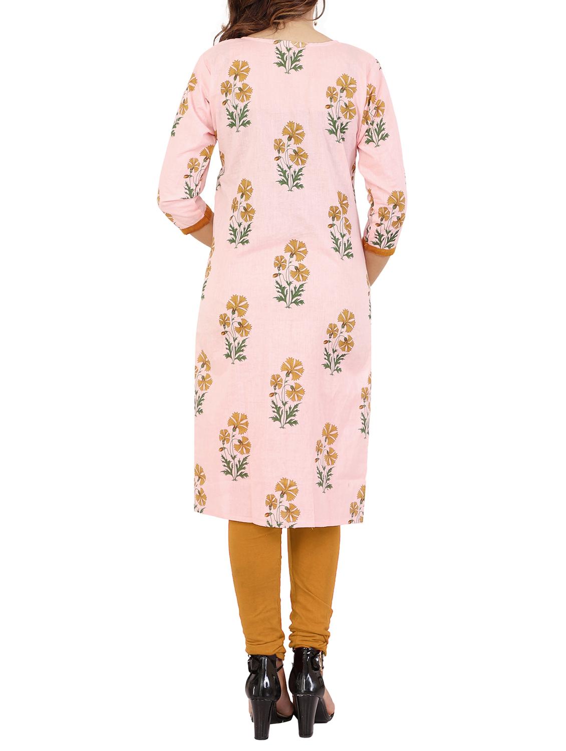 Printed straight kurta - 15616631 - Zoom Image - 3
