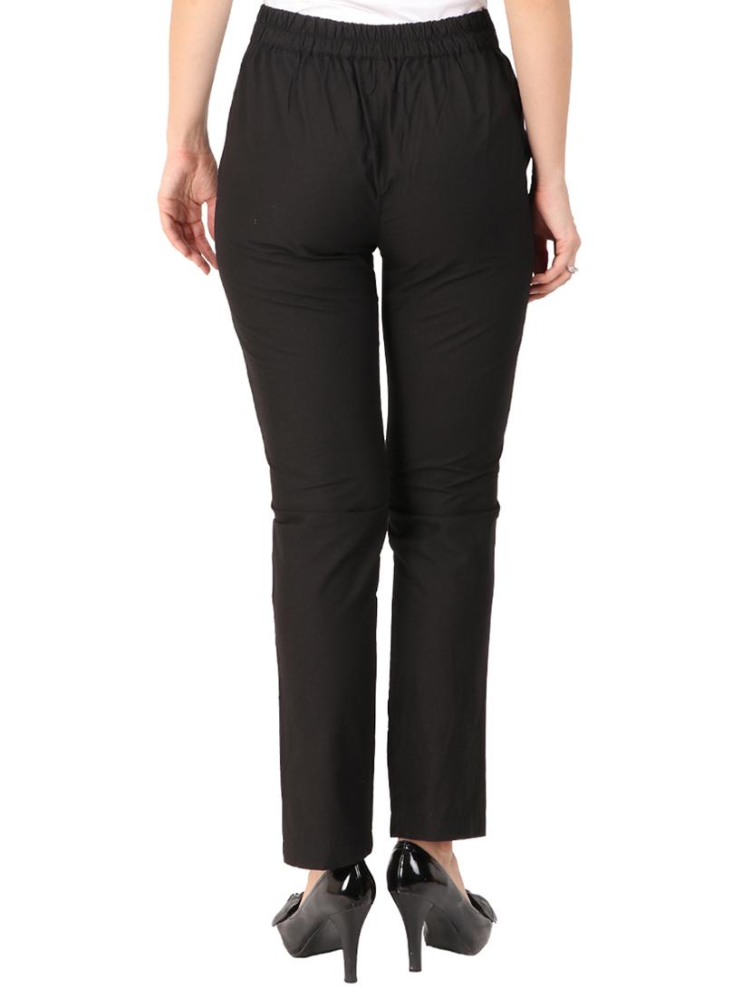 high waist flat front trouser - 15616734 - Zoom Image - 3