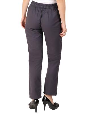 mid waist flat front trouser - 15616741 - Standard Image - 3