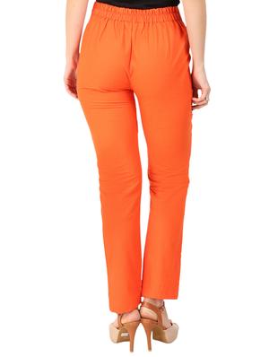 high waist flat front trouser - 15616742 - Standard Image - 3