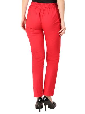 mid waist flat front trouser - 15616745 - Standard Image - 3