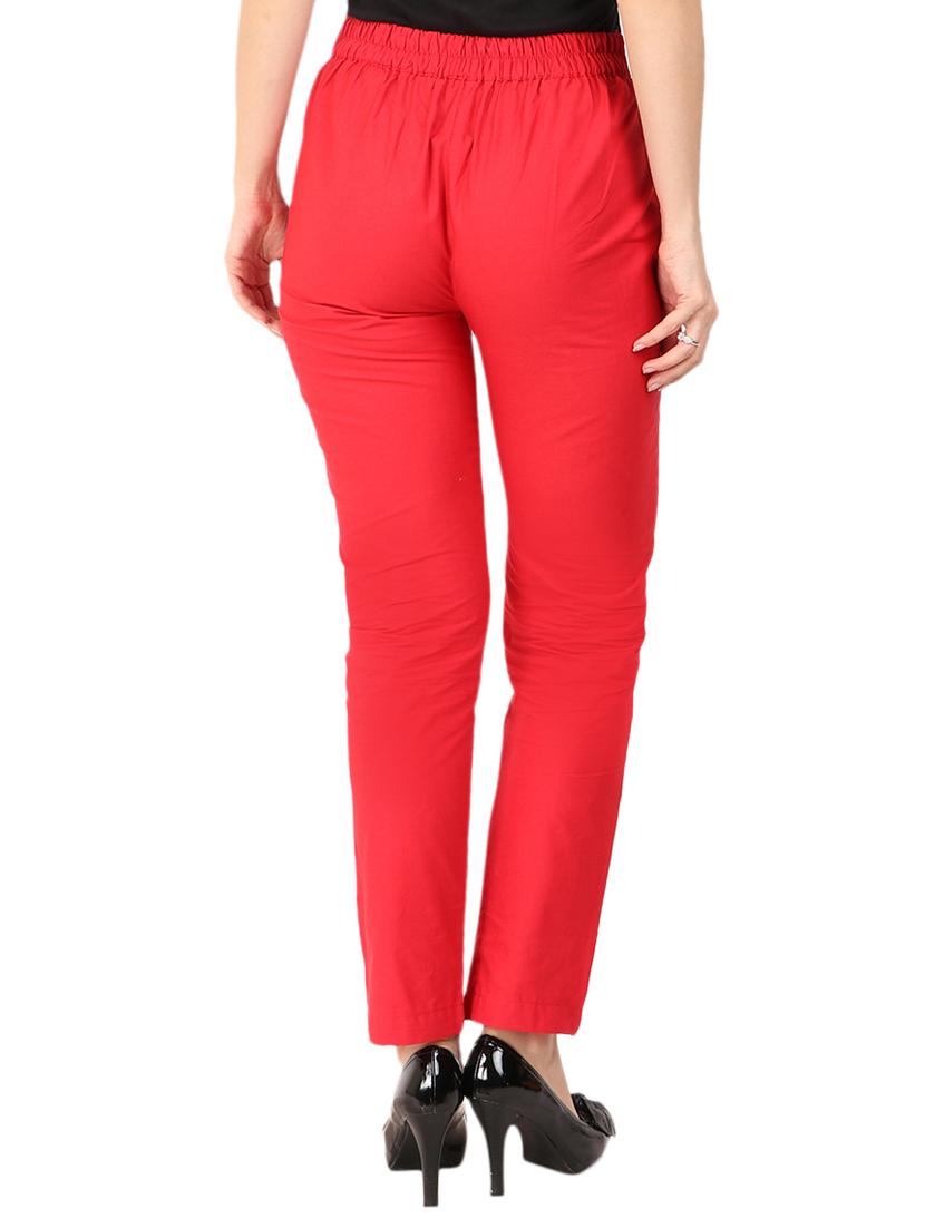 mid waist flat front trouser - 15616745 - Zoom Image - 3