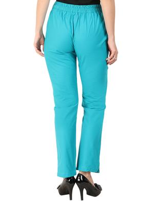 high waist flat front trouser - 15616747 - Standard Image - 3