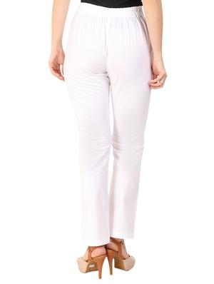 high waist flat front trouser - 15616749 - Standard Image - 3