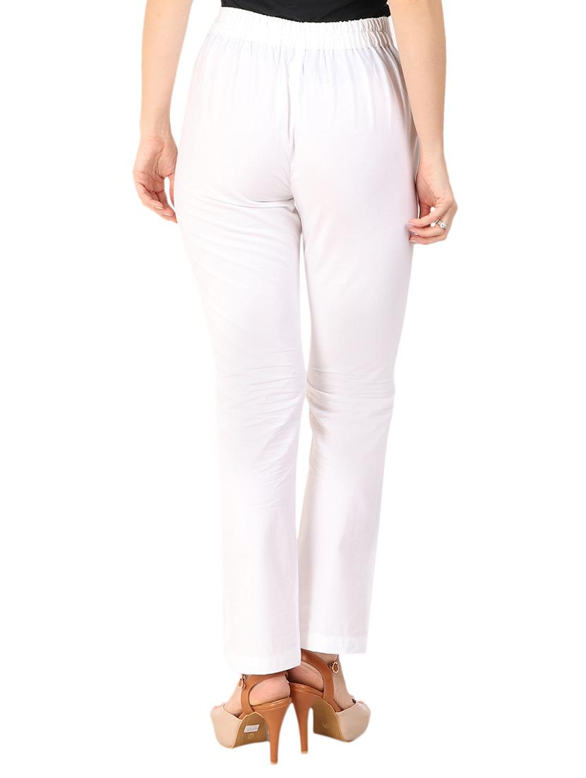 high waist flat front trouser - 15616749 - Zoom Image - 3