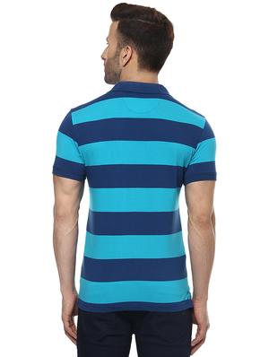blue cotton polo t-shirt - 15619673 - Standard Image - 3