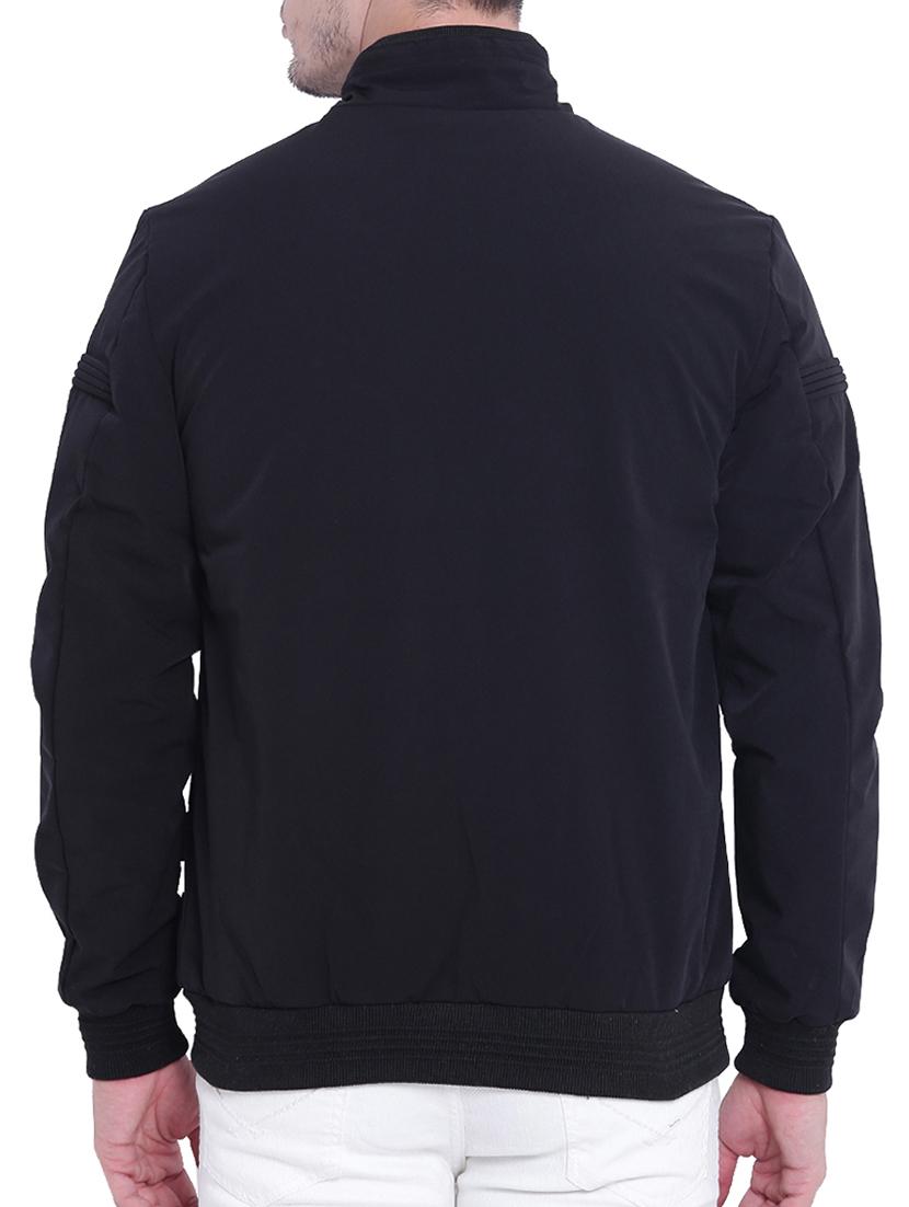 black nylon casual jacket - 15619872 - Zoom Image - 3