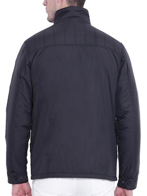 black nylon casual jacket - 15619875 - Standard Image - 3
