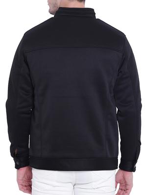 black nylon casual jacket - 15619877 - Standard Image - 3
