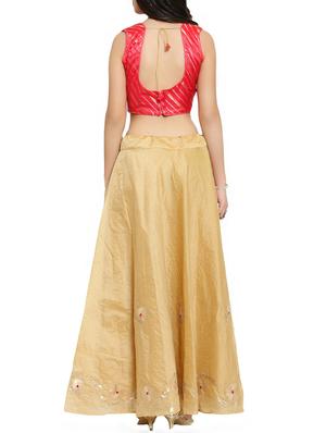 gota work flared lehenga sets - 15619979 - Standard Image - 3