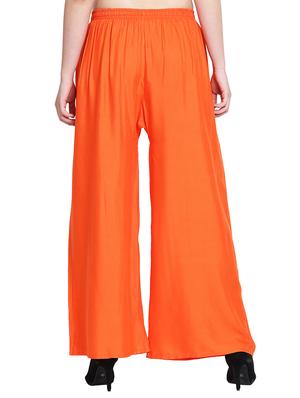 Solid flared palazzo - 15620005 - Standard Image - 3