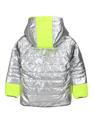 multi colored polyester reversible quilted jacket - 15620465 - Standard Image - 3