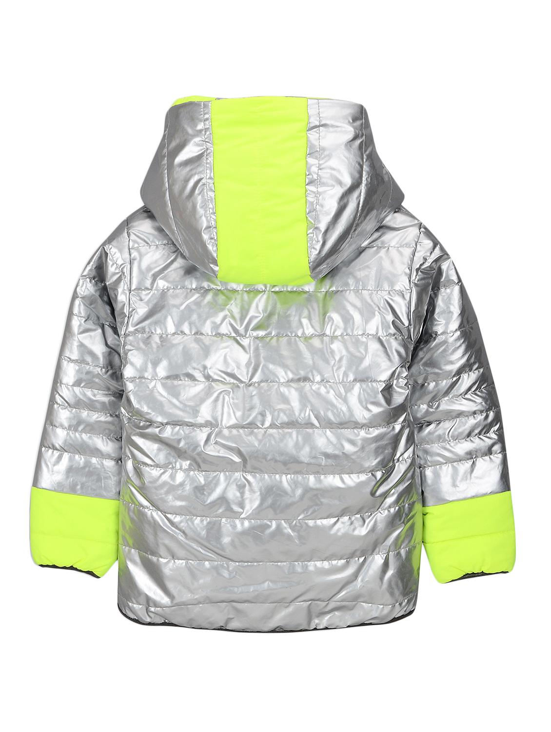 multi colored polyester reversible quilted jacket - 15620465 - Zoom Image - 3
