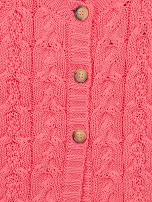 red cotton cardigan - 15620466 - Standard Image - 3