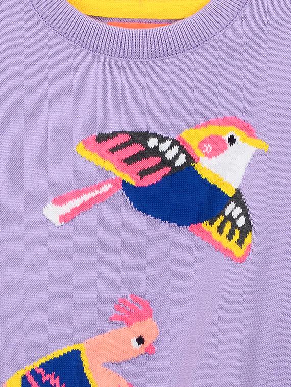 purple cotton cardigan - 15620468 - Zoom Image - 3