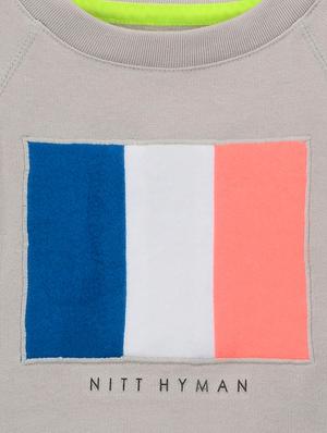 grey fleece sweatshirt - 15620474 - Standard Image - 3