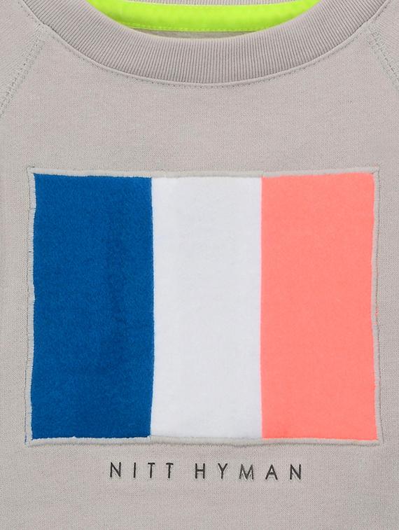 grey fleece sweatshirt - 15620474 - Zoom Image - 3