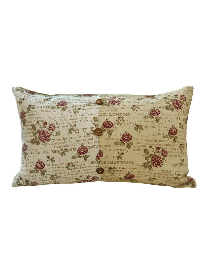 Floral Printed cushion cover (Set of 4 pc) - 15620501 - Zoom Image - 3