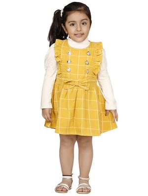 yellow cotton frock - 15620593 - Standard Image - 3