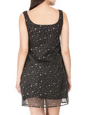 scoop neck star print s-line dress - 15620617 - Standard Image - 3
