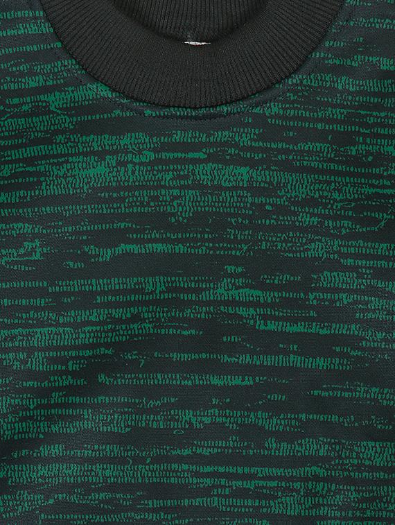 green cotton sweatshirt - 15620626 - Zoom Image - 3