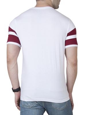 white cotton cut & sew t-shirt - 15620674 - Standard Image - 3