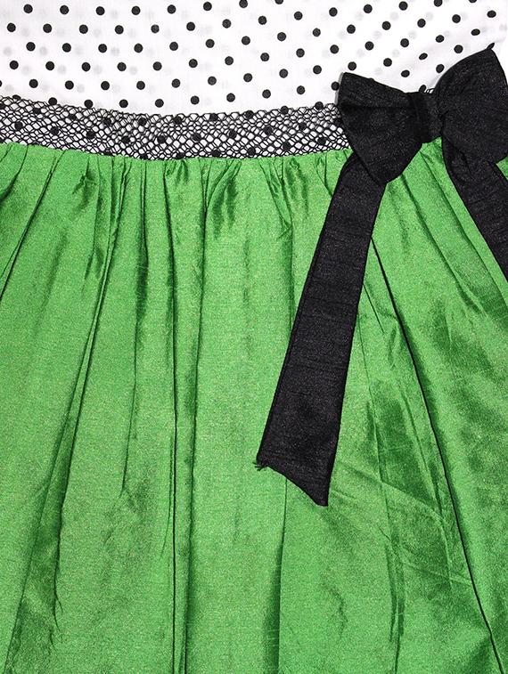 green cotton blend frock - 15620718 - Zoom Image - 3