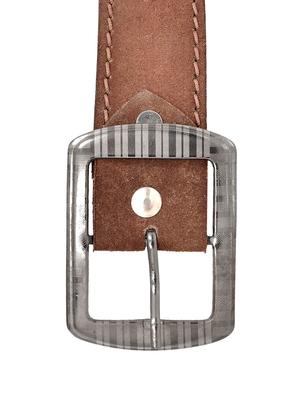 brown leather belt - 15620753 - Standard Image - 3