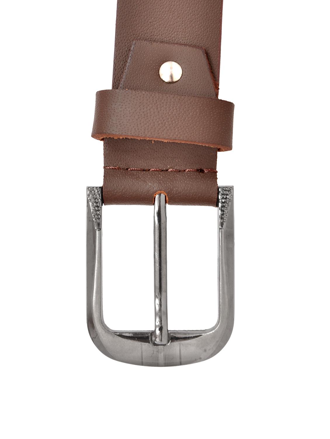 brown leather belt - 15620756 - Zoom Image - 3