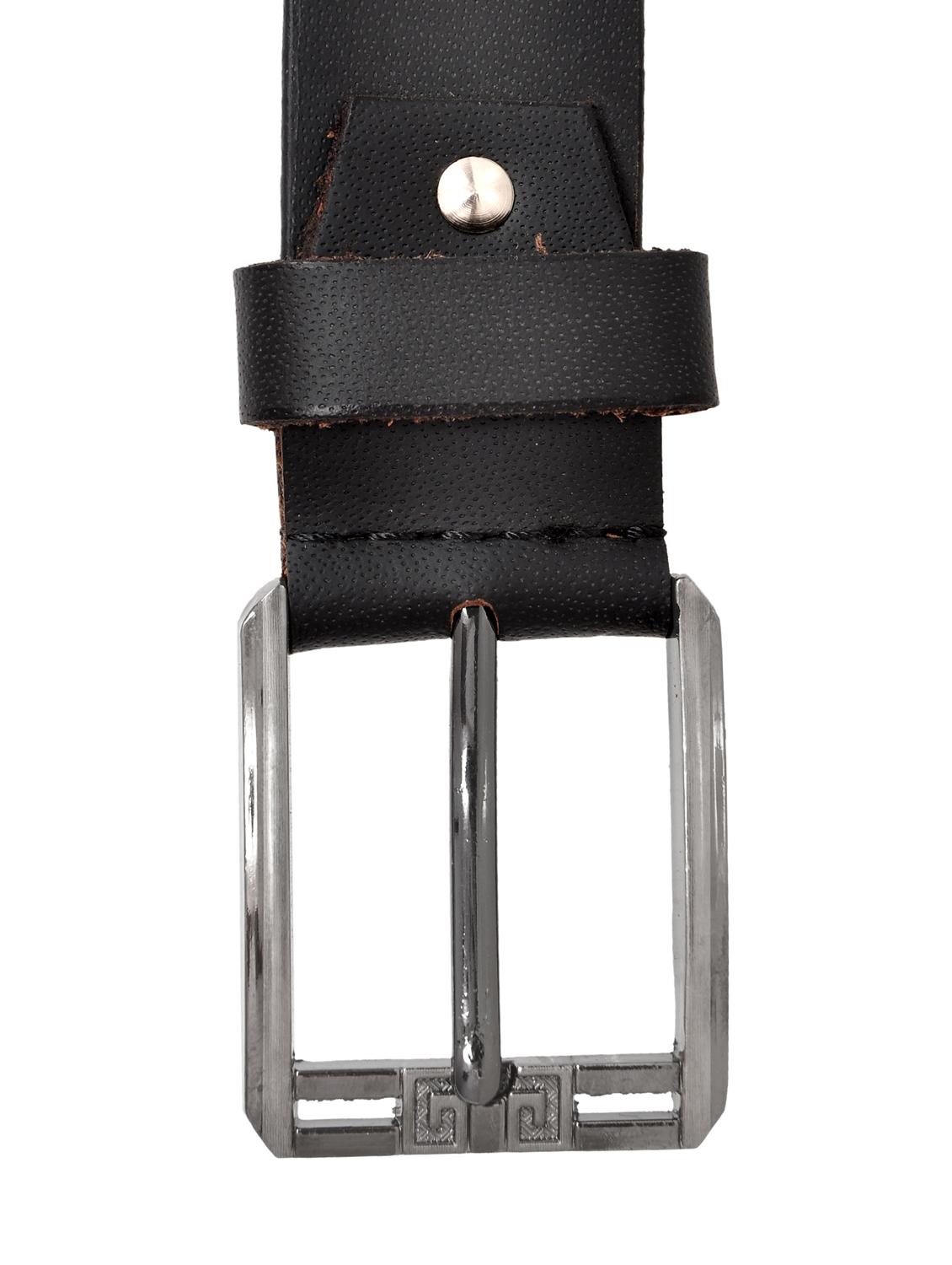 black leather belt - 15620757 - Zoom Image - 3