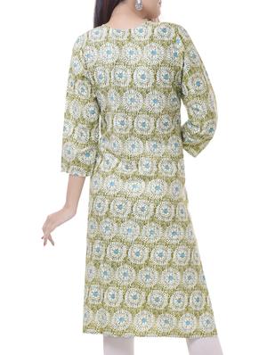 Printed straight kurta - 15620811 - Standard Image - 3