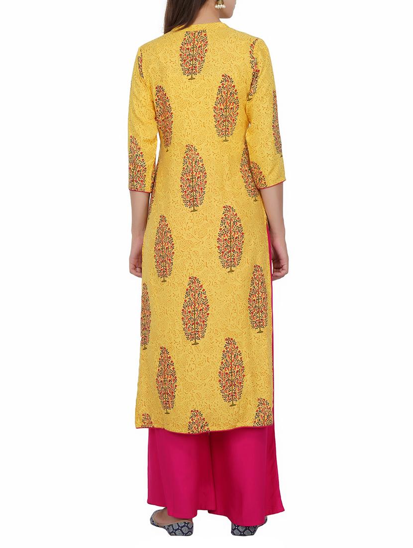 Printed straight kurta - 15620865 - Zoom Image - 3