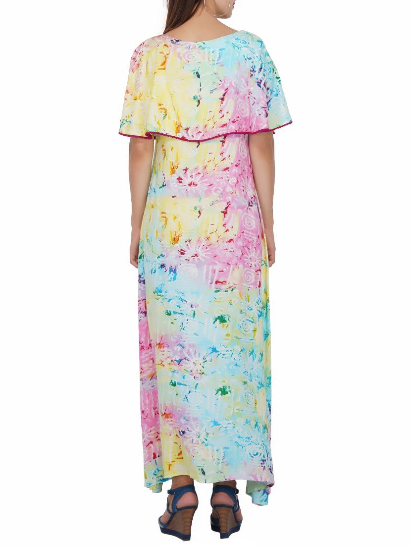 lace edge overlay maxi dress - 15620880 - Zoom Image - 3