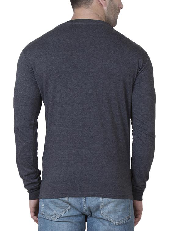 grey cotton t-shirt - 15621088 - Zoom Image - 3