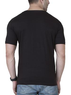 black cotton cut & sew t-shirt - 15621089 - Standard Image - 3