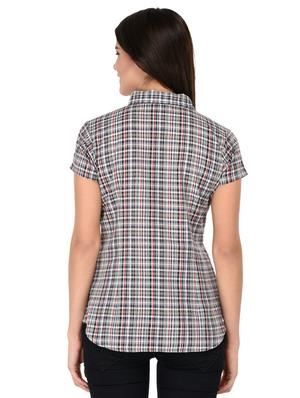 short sleeve checkered shirt - 15621189 - Standard Image - 3