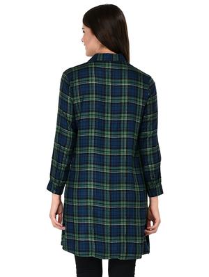 pocket patch checkered tunic - 15621195 - Standard Image - 3