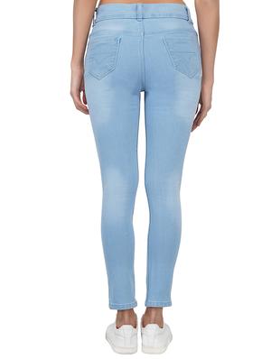 knee slash stone wash jeans - 15621464 - Standard Image - 3