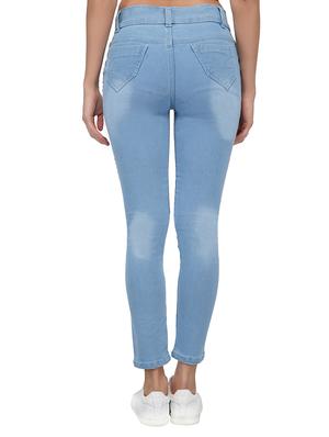 side tape detail stone wash jeans - 15621469 - Standard Image - 3