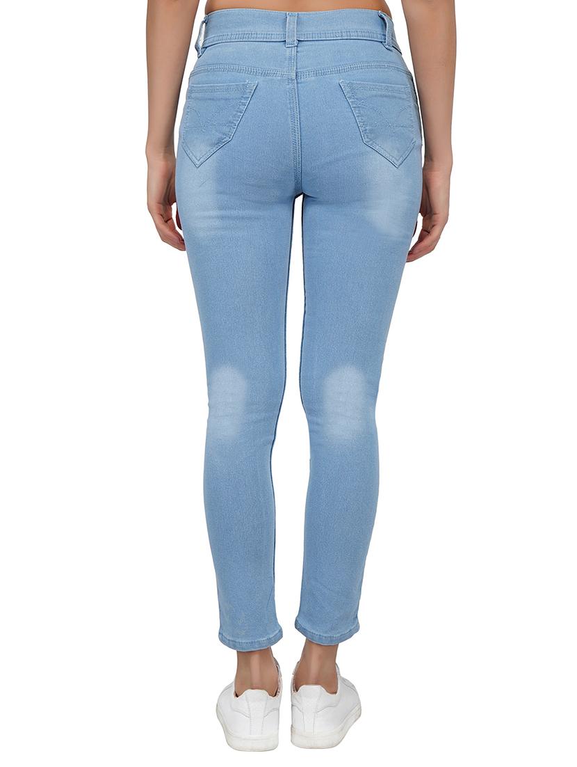 embroidered detail stone washjeans - 15621471 - Zoom Image - 3
