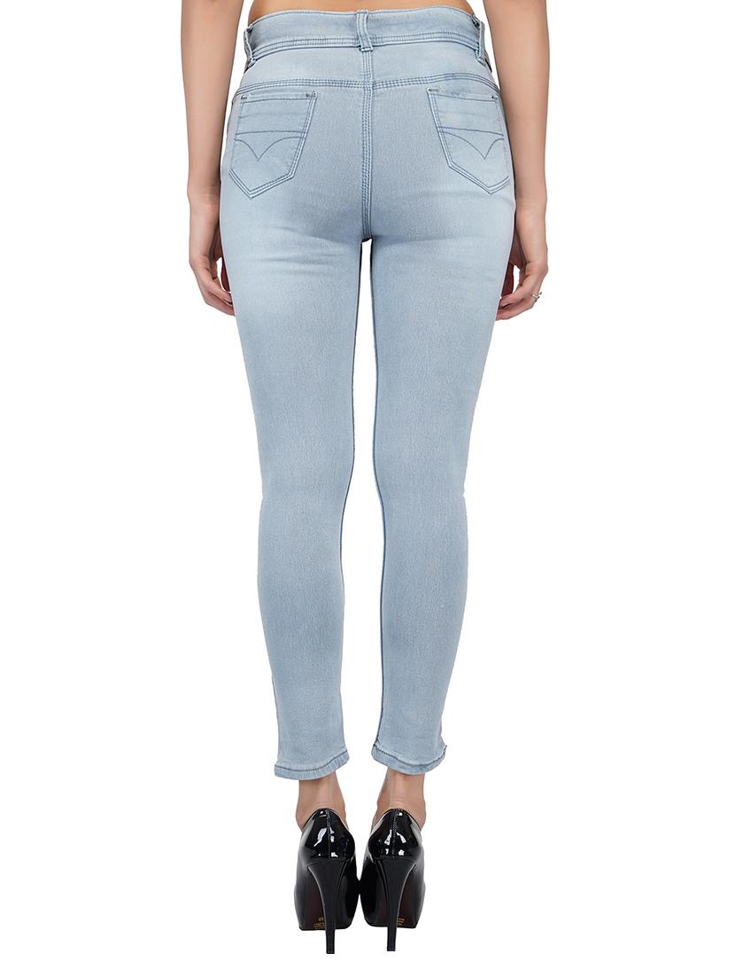 graphic patch mid rise jeans - 15621481 - Zoom Image - 3