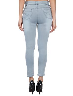 knee slash stone wash jeans - 15621482 - Standard Image - 3