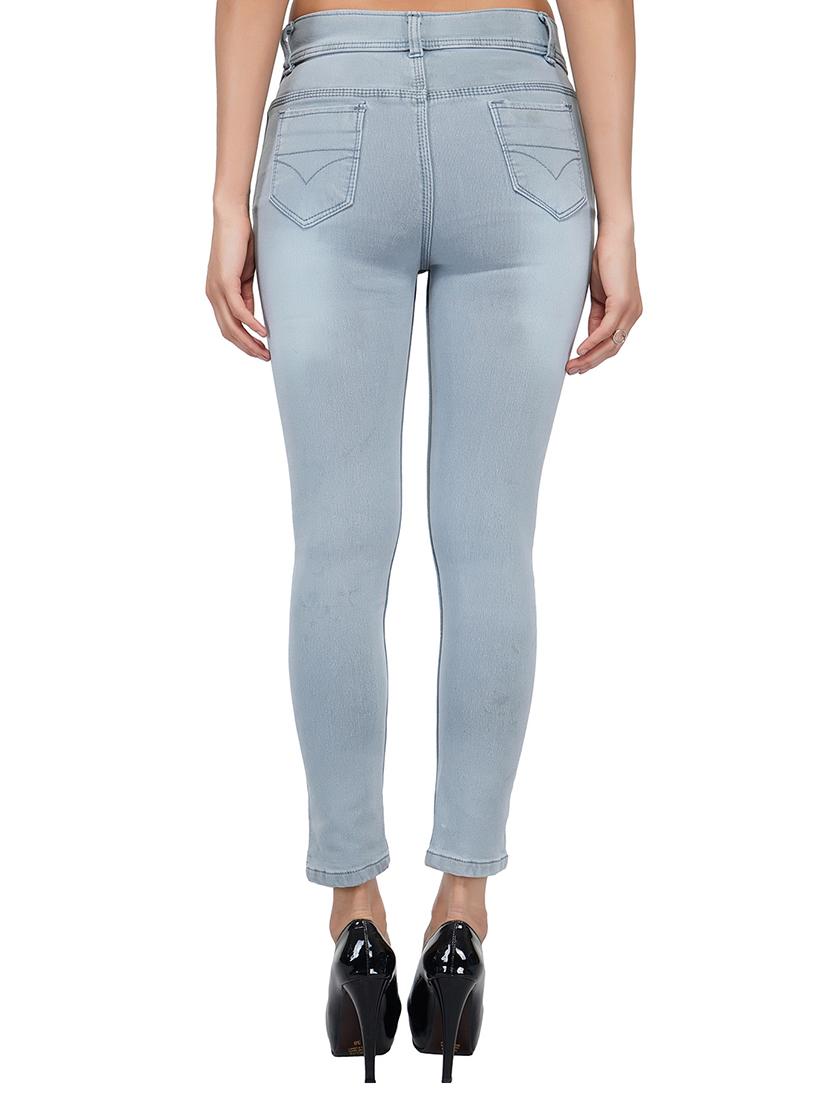 knee slash stone wash jeans - 15621482 - Zoom Image - 3