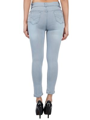 mid rise ankle length jeans - 15621484 - Standard Image - 3