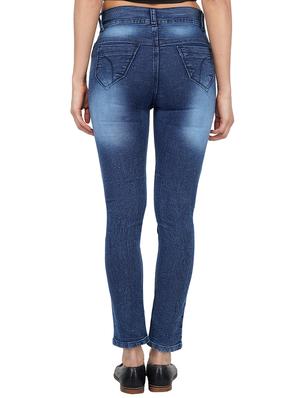 ankle length distress jeans - 15621487 - Standard Image - 3
