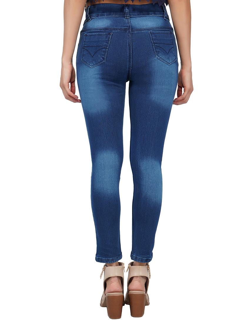 mid rise stone washed jeans - 15621496 - Zoom Image - 3
