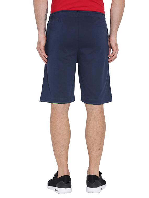 navy blue cotton shorts - 15621596 - Zoom Image - 3