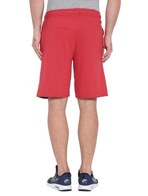 red cotton shorts - 15621601 - Standard Image - 3