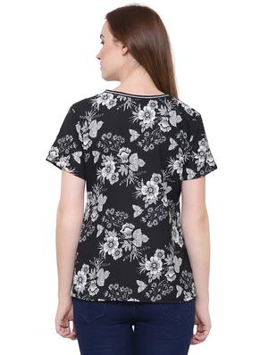 short sleeved ditsy floral top - 15621617 - Standard Image - 3
