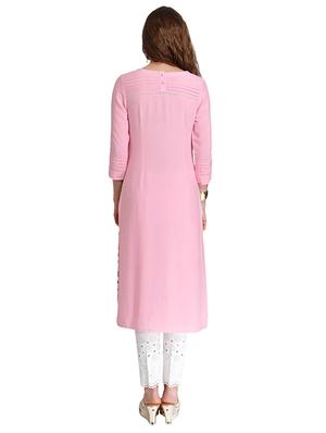 Straight printed kurta - 15621807 - Standard Image - 3